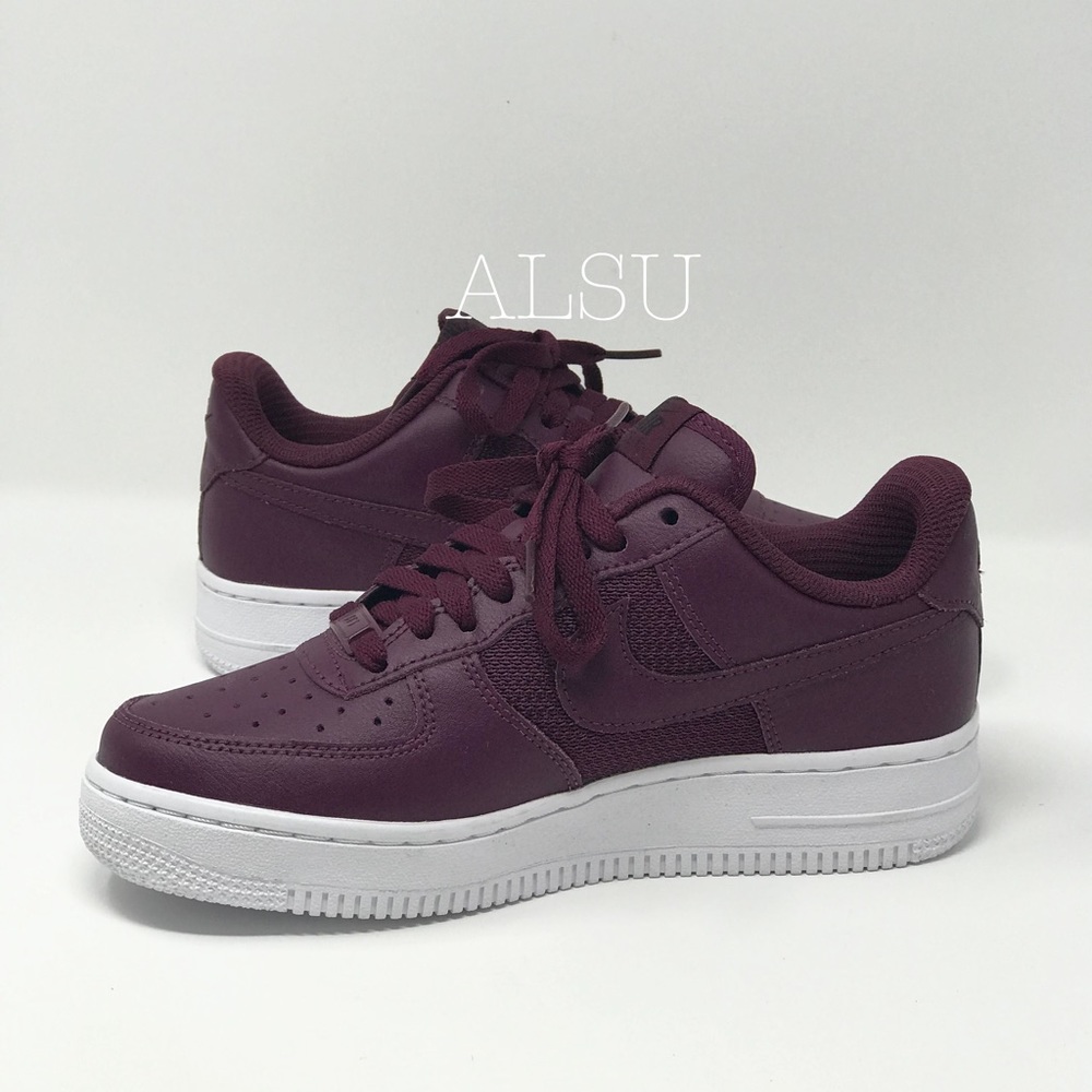 NikeID Air Force 1 Leather Violet W AUTHENTIC - Picture 2 of 8